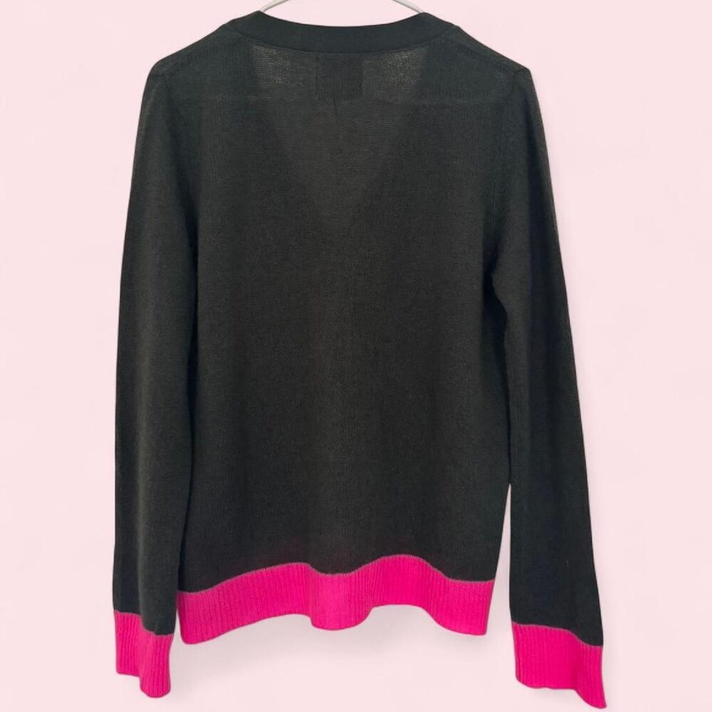 JUMPER 1234 Women's Contrast Cardigan - Picture 4 of 4